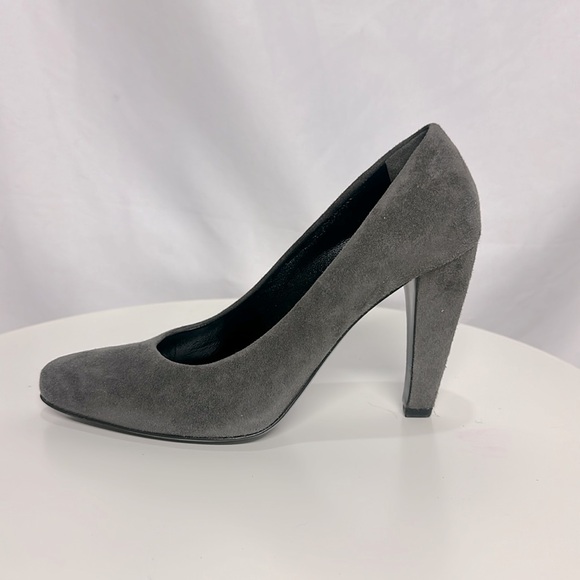 Prada Gray Suede Pumps | Size 36.5 - Picture 4 of 8